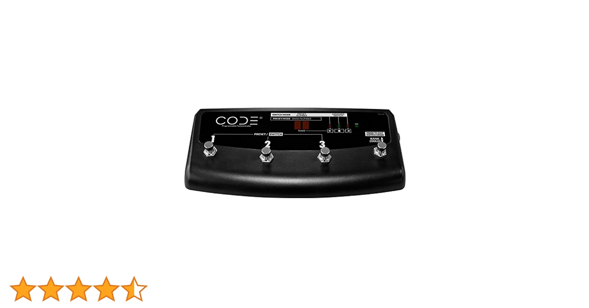 Marshall CODE プログラム可能フットコントローラー Marshall Footswitch Code Serie – United States